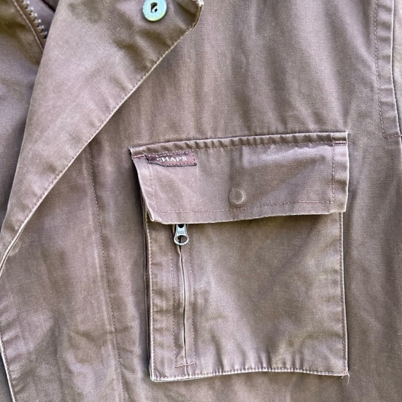 Chaps Barn Upcycled Brown Western Ranch Horse Jacket Large - Picture 7 of 10